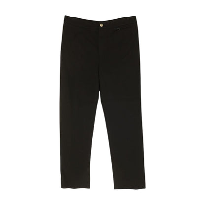 Black Solid Pants