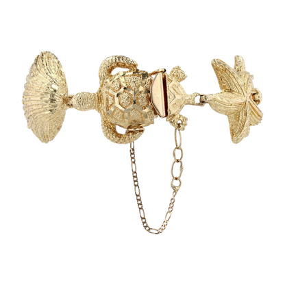 14K Yellow Gold Chain Bracelet