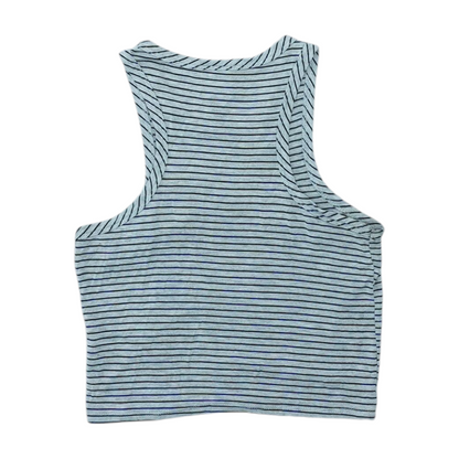 Gray Striped Blouse