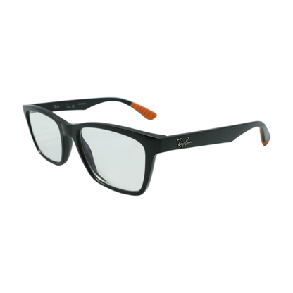 Black RB 7025 Rectangle Prescription Eyewear
