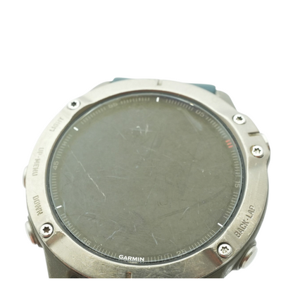 47mm Fenix 6 Gray Smartwatch Blue Band M/L