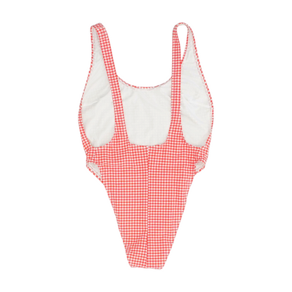 Red Check One-Piece