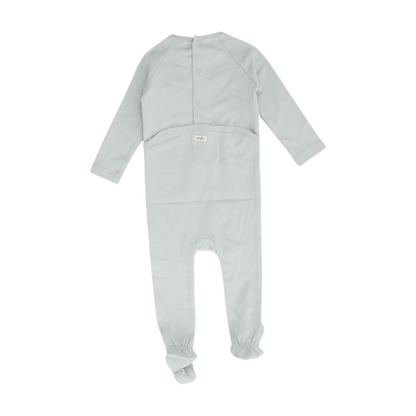 Gray Long Sleeve One-Piece