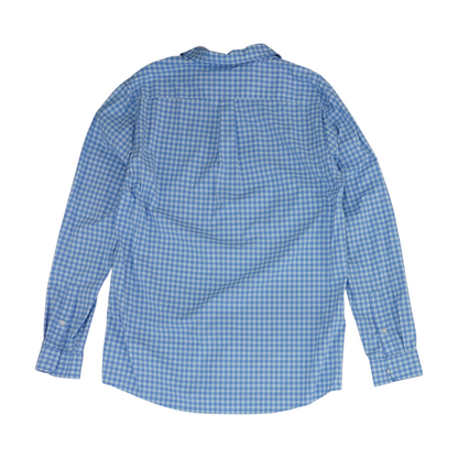 Blue Check Long Sleeve Button Down