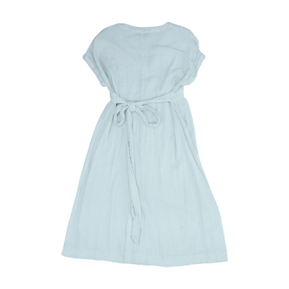 White Maternity Midi Dress