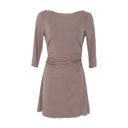 Brown Petite Mini Dress