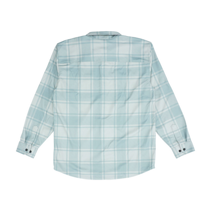 Green Plaid Long Sleeve Button Down