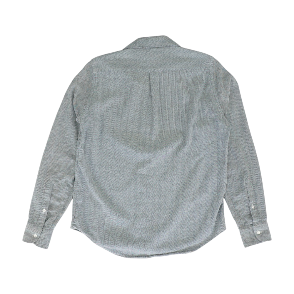 isto Gray Striped Flannel Button Down – Image 2