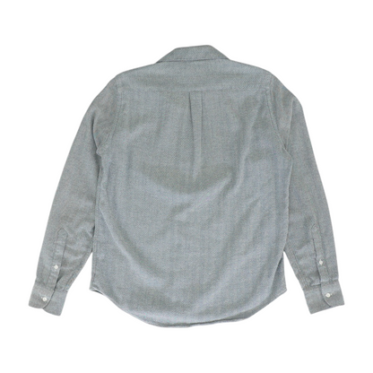 isto Gray Striped Flannel Button Down – Image 2