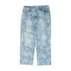 Blue Floral Wide Leg Jeans