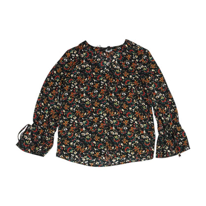 Black Floral Blouse