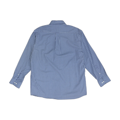Blue Check Long Sleeve Button Down
