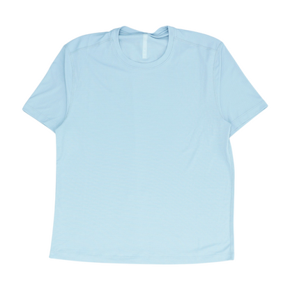 Blue Solid Active T-Shirt