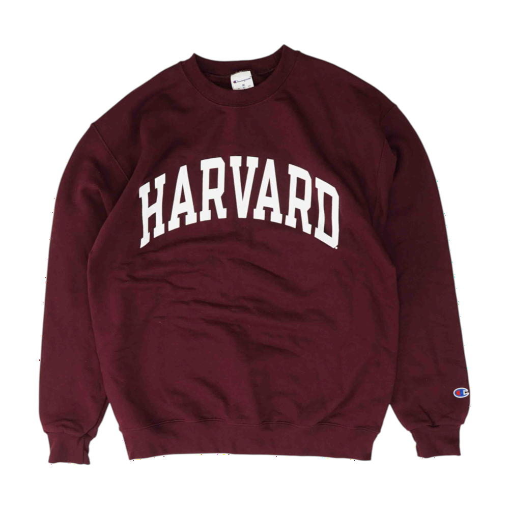 Maroon Harvard University Solid Sweatshirt Pullover