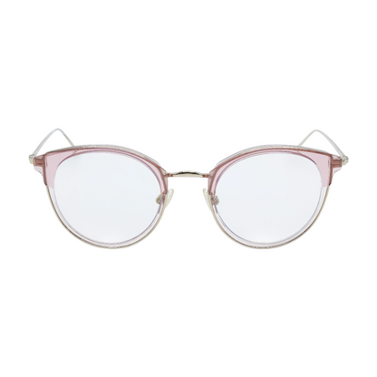 Gold Faye W Round Prescription Eyewear
