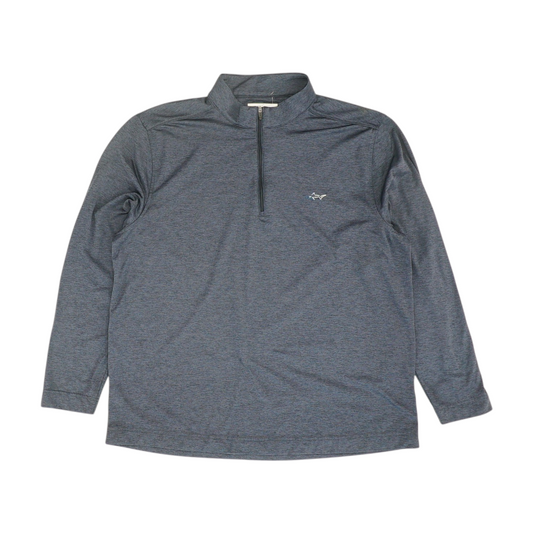 Navy Solid 1/4 Zip Pullover