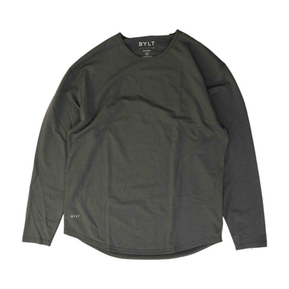 Gray Solid Active T-Shirt
