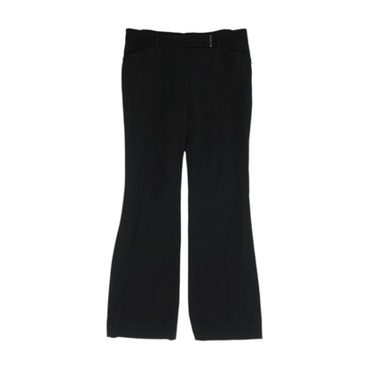 Black Short Bootcut Pants