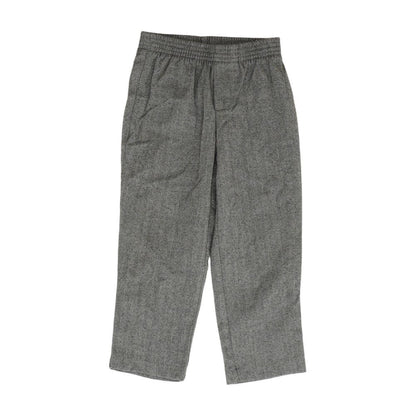 Gray Herringbone Dress Pants