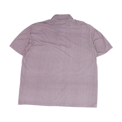 Purple Print Short Sleeve Polo