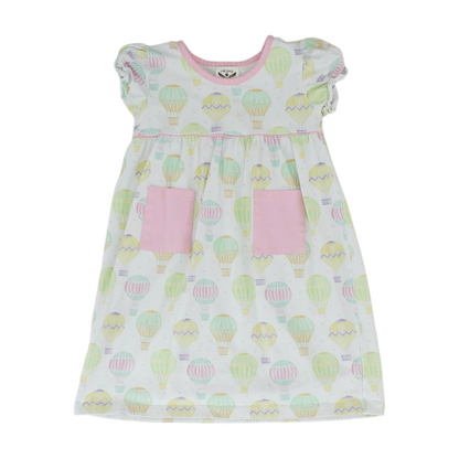 White Print Dress