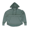 Green Solid Hoodie Pullover