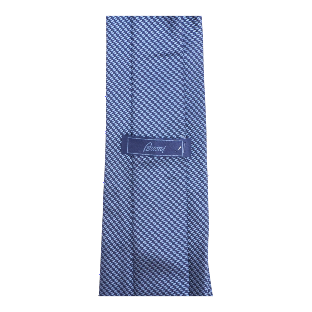 Blue Print Neck Tie