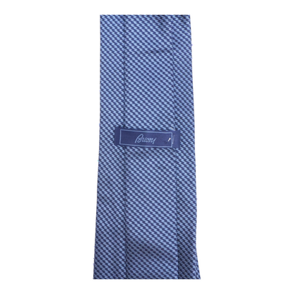 Blue Print Neck Tie