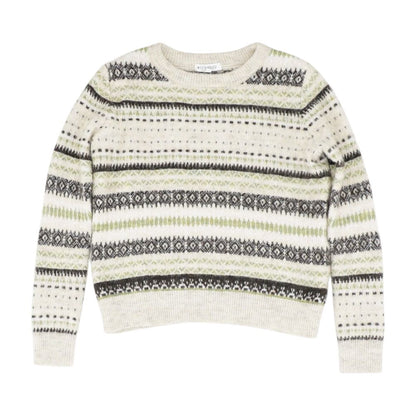 Beige Misc. Crewneck Sweater