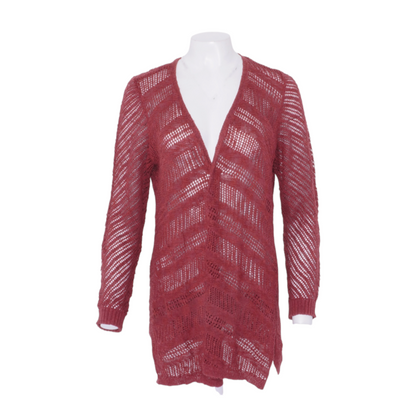 Red Cardigan Sweater
