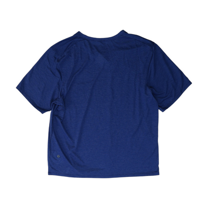 Blue Solid Active T-Shirt
