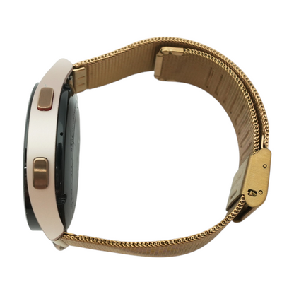 40mm Galaxy Watch4 Pink Smartwatch Gold Band One Size