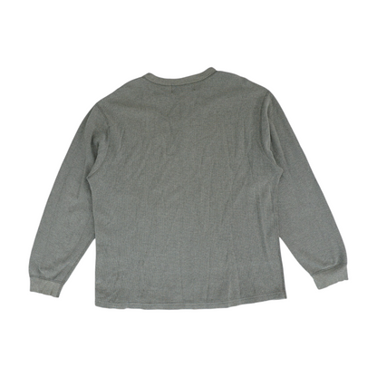 Gray Solid 1/4 Zip Sweater