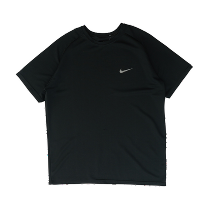 Black Solid Active T-Shirt