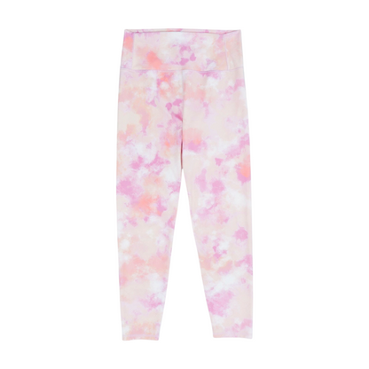 Peach Tie-Dye Active Leggings