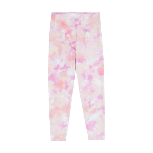 Peach Tie-Dye Active Leggings