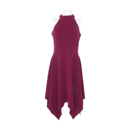 Maroon Midi Dress