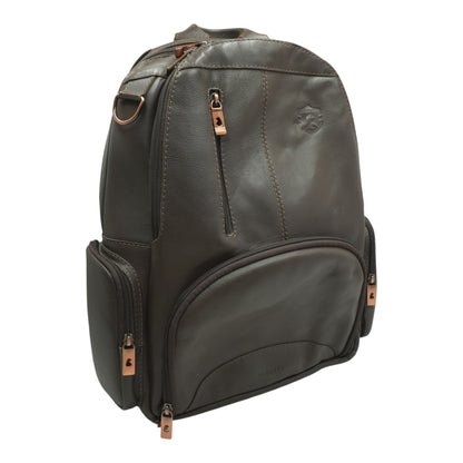 Brown Gramado Leather Backpack
