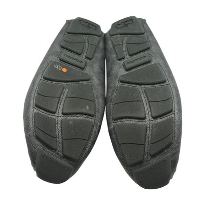 Black Leather Loafer Dress Shoes