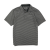 Under Armour Gray Striped Short Sleeve Polo – Image 1