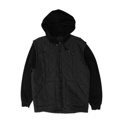 Black Color Block Jacket