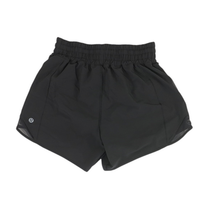 Black Solid Active Shorts