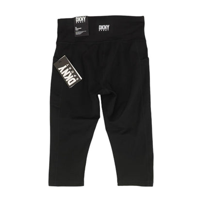 Black Solid Active Shorts