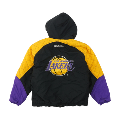 Vintage Purple Los Angeles Lakers Color Block Jacket
