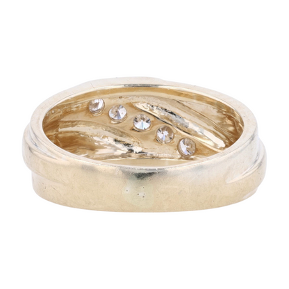 1/5 ctw 14K Yellow Gold Diamond Band