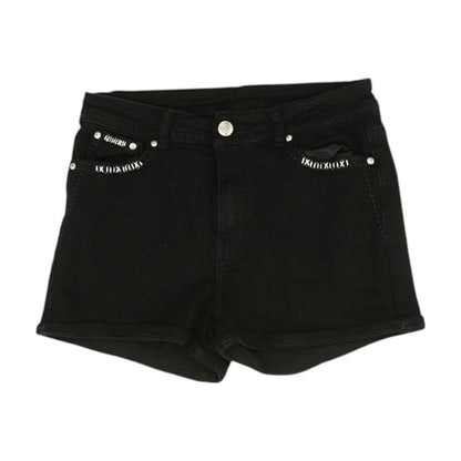 Black Denim Shorts