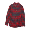 Red Plaid Flannel Button Down