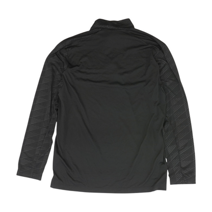 Black Solid 1/4 Zip Pullover