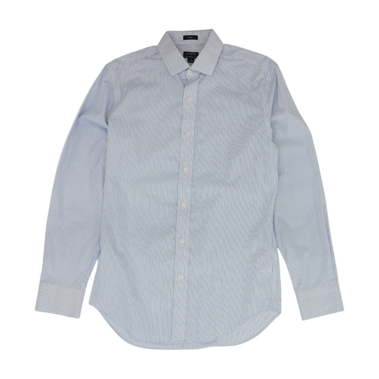 Blue Striped Long Sleeve Button Down