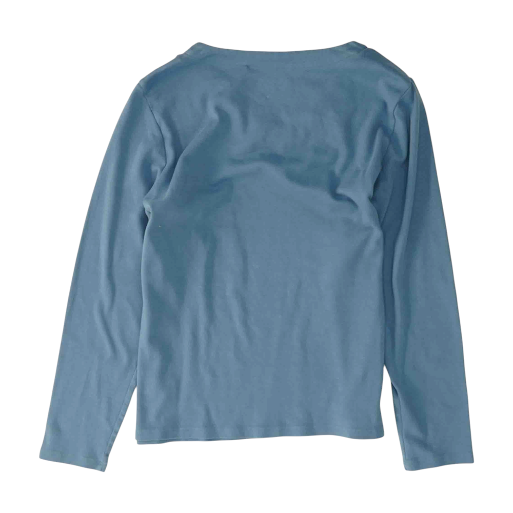 Blue Petite Blouse